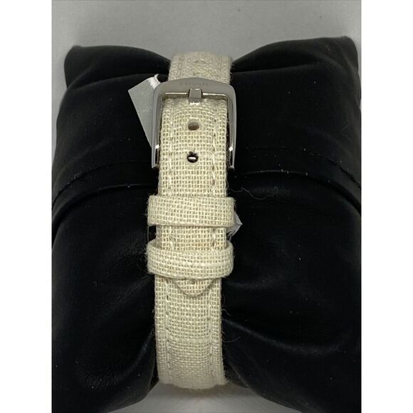 Fossil Laney BQ3391 Women's Cream Leather Analog Dial Quartz Wrist Watch XR639 - Picture 6 of 12